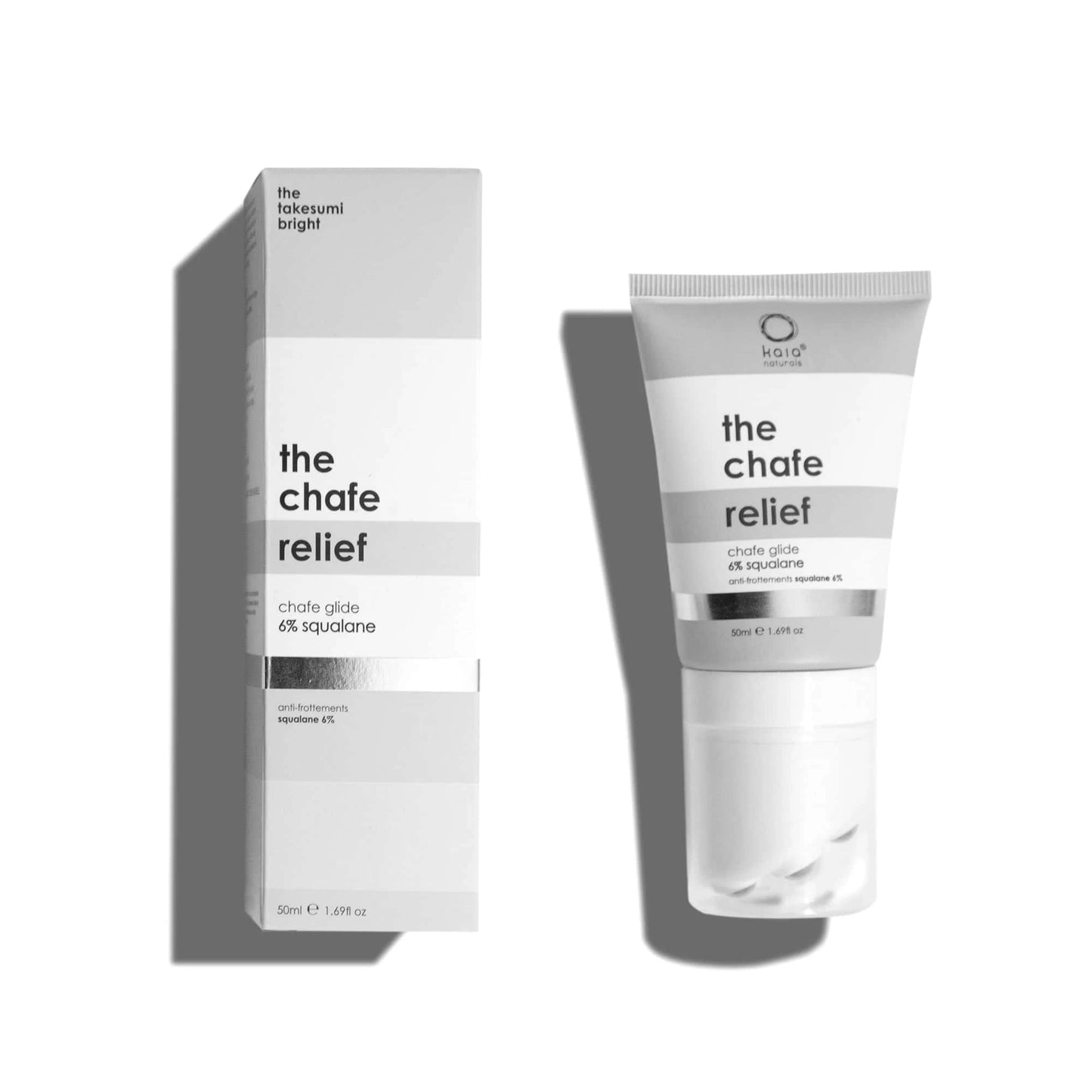 Kaia Naturals Chafe Relief squalane balm matte friction barrier for inner thigh chafing