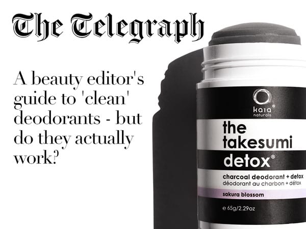 the telegraph a beauty editor's guide to 'clean' deodorants - but do they actually work?