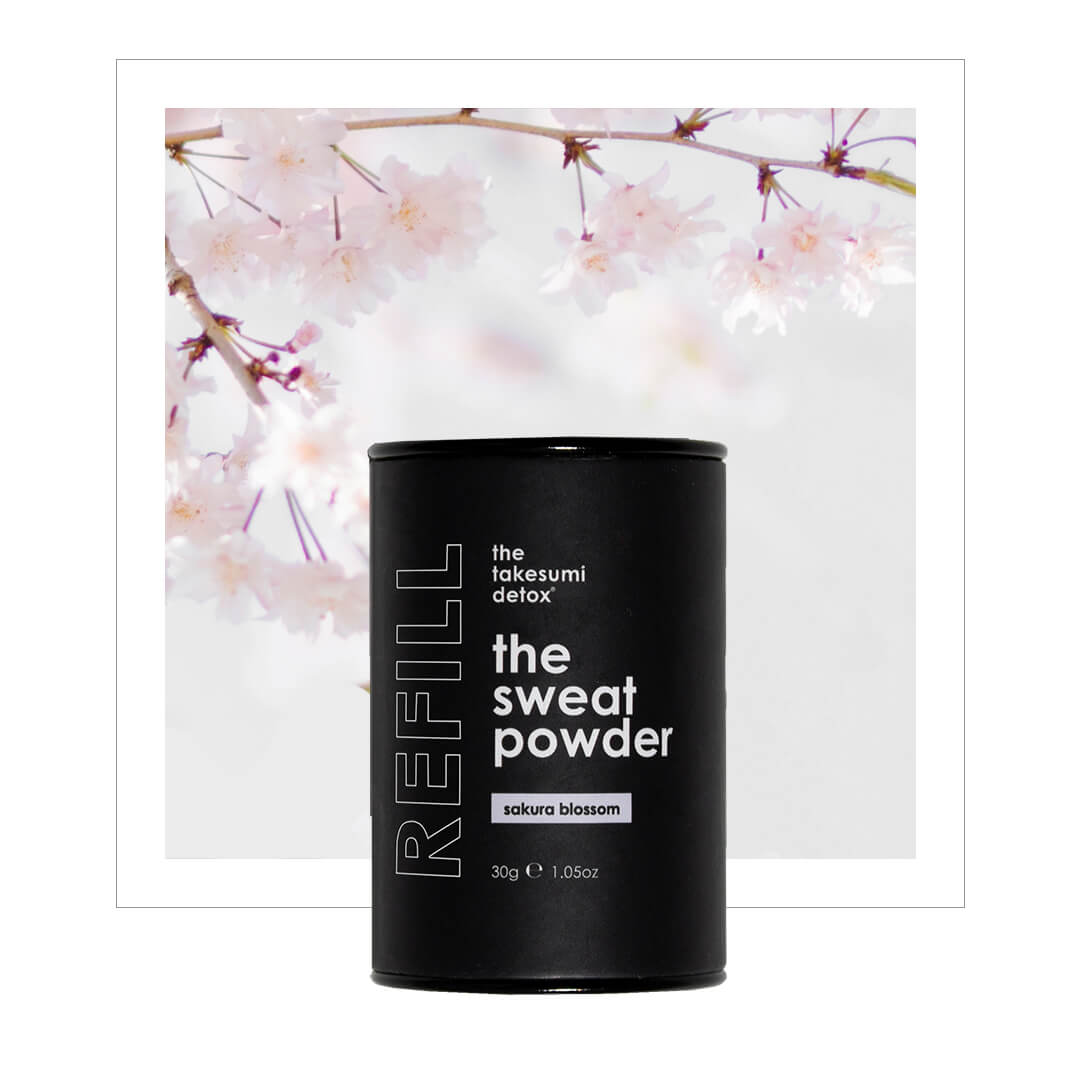 sweat powder refill sakura blossom scent