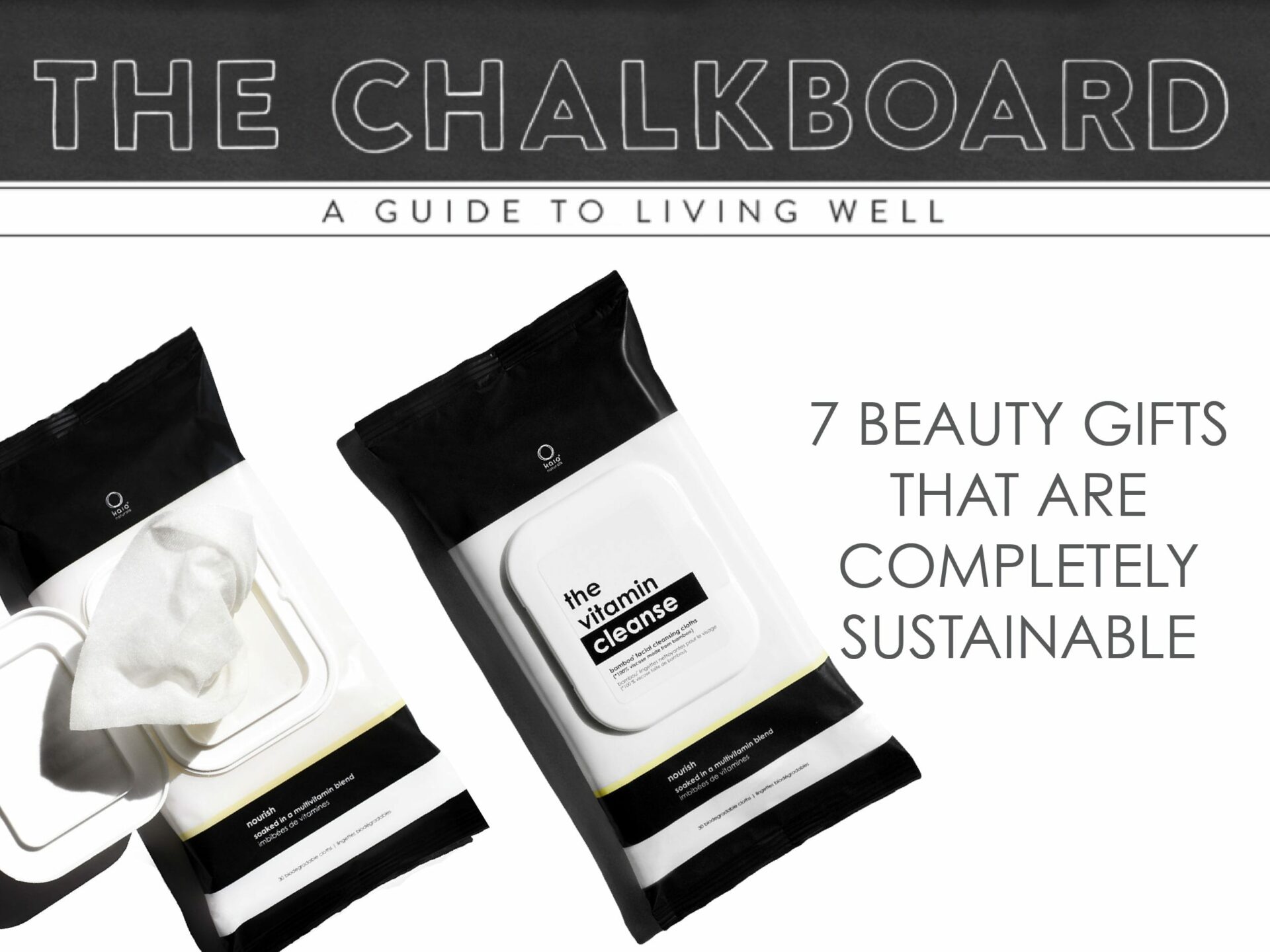 7 sustainable beauty gifts